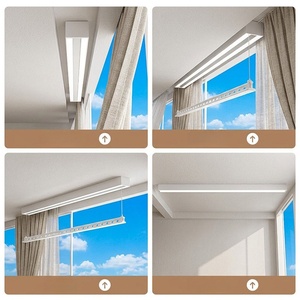 Foldable intelligent lifting automatic telescopic indoor home balcony multifunctional small space electric <b>drying</b> <b>rack</b> - Product Image 3