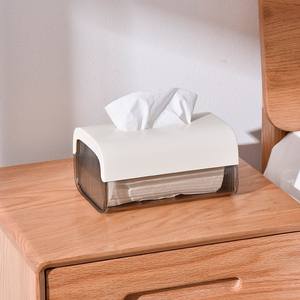 Vente en gros de boîtes de rangement pour mouchoirs en plastique à fixer au mur, porte-serviettes de table, distributeur de serviettes - Product Image 2