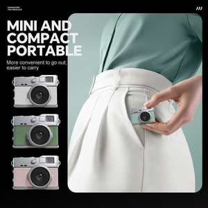 Cámara <span class=keywords><strong>de</strong></span> Juguete 3D <span class=keywords><strong>de</strong></span> Dibujos Animados para Niños, Mini Cámara Digital Retro para Niños, Fotografía Portátil al Aire Libre, <span class=keywords><strong>Video</strong></span> 1080P, Cámara Real para Niños - Product Image 3