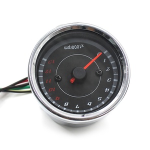 0-13000 RPM 12V inductivo mecánica rpm de tacómetro velocímetro para Retro <span class=keywords><strong>Cafe</strong></span> Racer de <span class=keywords><strong>la</strong></span> motocicleta - Product Image 5