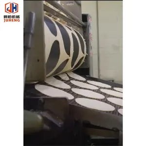 CE mesin pencetak roti pita otomatis mesin pencetak naan mesin roti pita Arab kustom pabrik makanan