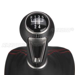 Palanca de Cambios de 5/6 Velocidades para Coche con Funda de Cuero PU para Seat Leon 2006 2007 2008 2009 2010 2011 2012 - Product Image 4