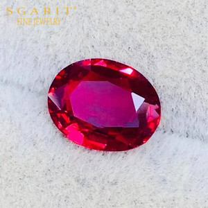 SGARIT collezione preziosa rare allentato della pietra preziosa per monili personalizzazione 2.07ct Birmania <span class=keywords><strong>rosso</strong></span> riscaldata naturale spinello - Product Image 1