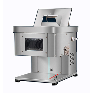 Máquina para hacer tocino, máquina de <span class=keywords><strong>dados</strong></span> de carne fresca, picadora de cerdo, cortador de carne cuadrado plegable, pescado, pollo, ganso - Product Image 3