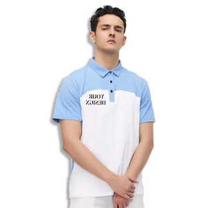 Personnalisé 150g Hommes pour Polo Vêtements de Sport Tricotés Confortables et Respirants Séchage Rapide avec Motif Solide - Product Image 1
