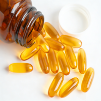Capsules d'huile de poisson de haute qualité OEM, suppléments d'Oméga-3, EPA, DHA, suppléments nutritionnels, conditionnables en boîte