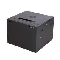 Porte vitrée noire de 19 pouces 4U 6U 9U Armoire réseau murale Serveurs de données informatiques Rack équipement OEM