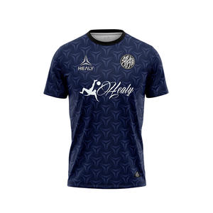 Custom Deep Navy <b>Men's</b> for Brand Sweat-Wicking Breathable Football Jersey High Quality Comfortable <b>Retro</b> Football <b>Shirt</b> OEM - Product Image 1