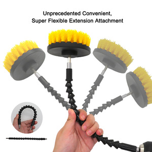 19 brosses de nettoyage en <span class=keywords><strong>plastique</strong></span> avec manche en acier, options multi-tailles <span class=keywords><strong>pour</strong></span> usage automobile, écologiques - Product Image 2