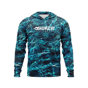 เสื้อตกปลาระบายอากาศแขนยาวมีฮู้ด, เสื้อตกปลาแบบแห้งเร็วออกแบบได้ตามต้องการ - Product Image 6