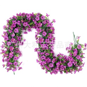 เถาวัลย์สีม่วงประดิษฐ์ ยาว 1.8 เมตร สำหรับตกแต่งผนังห้องนั่งเล่น ปิดท่อเพดาน - Product Image 5