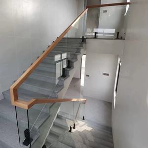 Rampes en <span class=keywords><strong>bois</strong></span> pour escaliers Intérieur Mains courantes autoportantes pour marches extérieures Main courante en métal Moule de garde-corps - Product Image 6