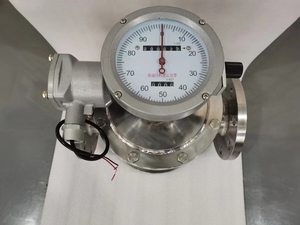 Độ chính xác cao 0.2% Hữu Cơ giải pháp axit lỏng nước dầu khí con trỏ loại 4-20mA bánh hình bầu dục Flow Meter cho sợi hóa học - Product Image 5