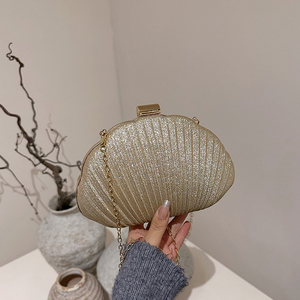 Nouveaux sacs à main brillants pour femmes, sacs de soirée à chaîne dorée, petites pochettes de banquet, sacs de dîner pour femmes - Product Image 4