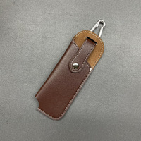 Étui à couteau personnalisé étui à couteau en cuir PU durable fourreau de couteau de cuisine d'extérieur pour les amateurs de camping