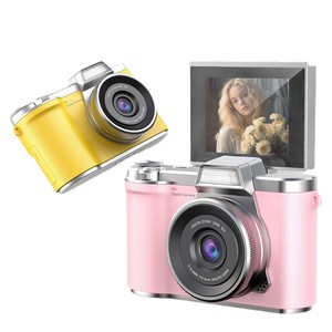 Cámara CCD de doble lente con video 1080p y pantalla abatible para selfies, vlogs y uso estudiantil - Product Image 2