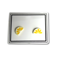 Groothandel keramische oorbellen studs kleurrijk fruit aardbei kers watermeloen schattig zoet fruit mode minimalistische stijl oorbellen