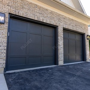 Portail personnalisé de luxe Coulissant automatique <span class=keywords><strong>4m</strong></span> durable en acier de couleur grise 10x10 <span class=keywords><strong>porte</strong></span> de <span class=keywords><strong>garage</strong></span> isolée pour entrée - Product Image 2