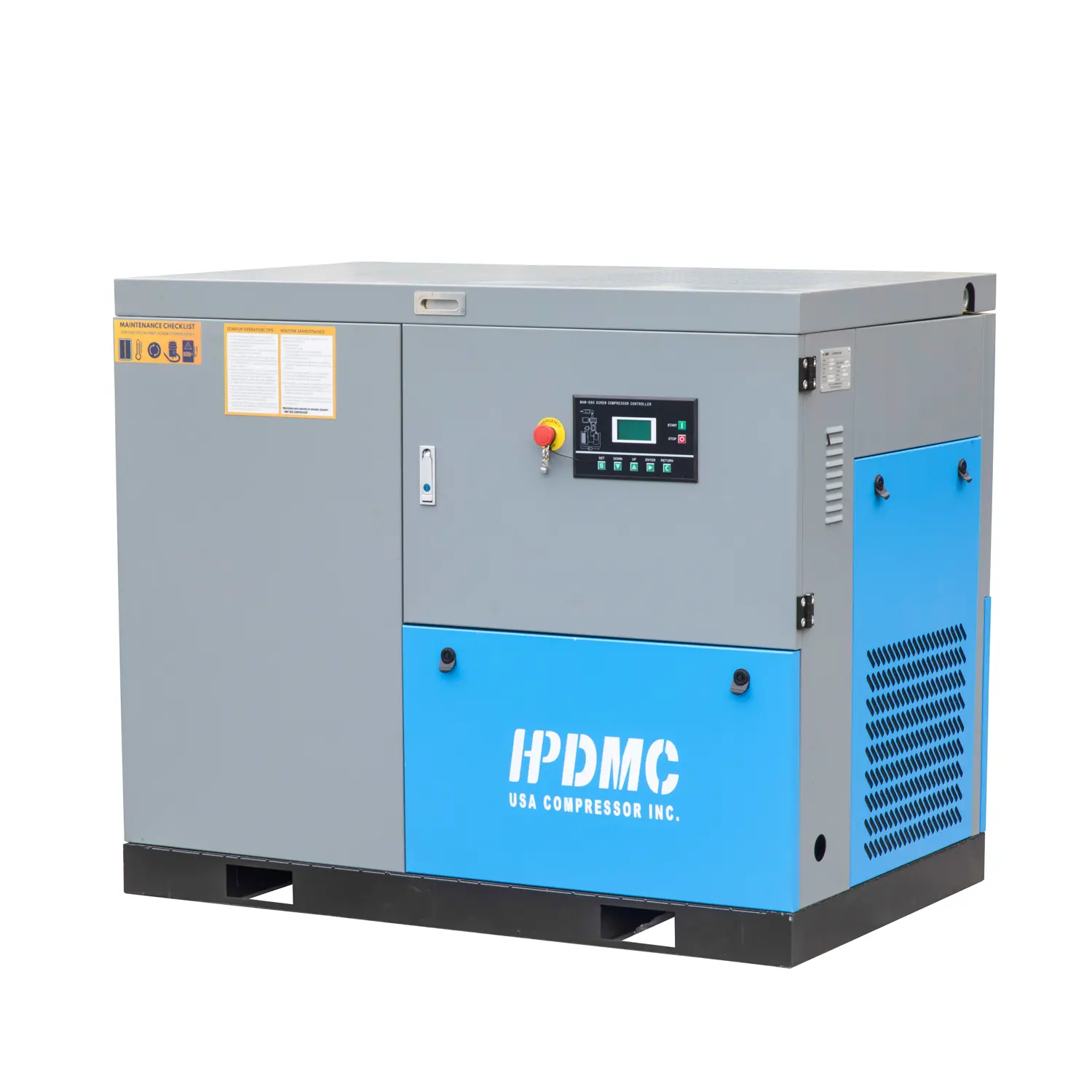 HPDMC 30 HP الروتاري ضاغط هواء لولبي 125 CFM 125 PSI / 208-230V/ 60HZ /3 المرحلة المدمج في النفط فاصل زلق