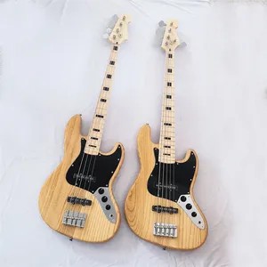 Gitar bass elektrik kualitas tinggi, gitar bass elektrik kualitas tinggi, kayu Solid 5 senar