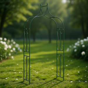 ซุ้มเหล็กสีเขียวเข้มสำหรับงานแต่งงาน ขนาด 47.2x15x101.6 นิ้ว - Product Image 2