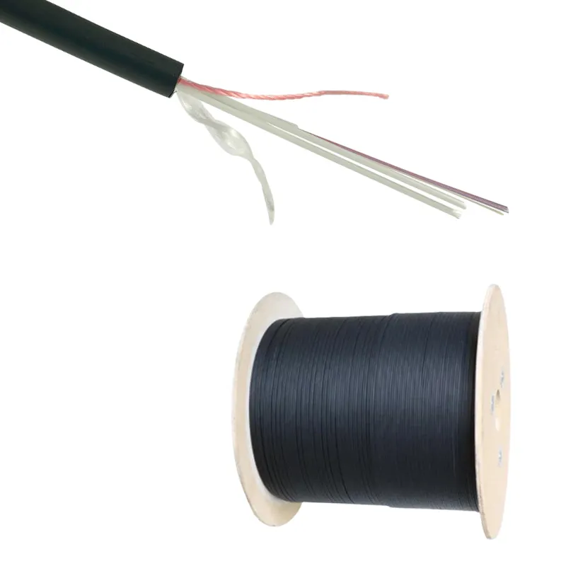 Волоконно-оптический кабель asu mini adss, оптоволоконный кабель 2-24 ядра, мини adss fibra optica adss 12 hilos span 100