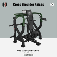 Máquina de Ejercicios Premium para Hombros con Brazos Separados, Asiento Ajustable y Resistencia Guiada para Gimnasio