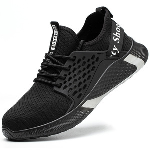 Feihuang Safety Shoes Low Top Breathable Mesh Steel Toe Anti Impact Puncture Resistant Men Work Construction Shoes - Product Image 3