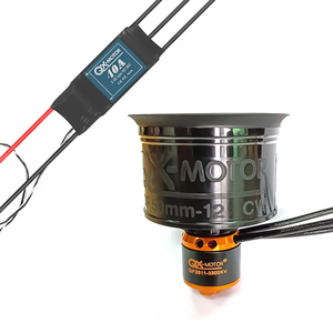 Ventilateur à canaux originaux <span class=keywords><strong>EDF</strong></span> 50MM à 12 pales QF2611 3300KV/4000KV/4600KV Moteur Brushless CW CCW avec ESC 40A pour avions RC - Product Image 4