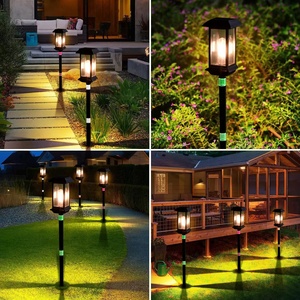 Lampada solare a LED <span class=keywords><strong>da</strong></span> <span class=keywords><strong>giardino</strong></span> <span class=keywords><strong>per</strong></span> esterno impermeabile montante a <span class=keywords><strong>terra</strong></span> lampada IP54 gradazione luce bianca calda <span class=keywords><strong>per</strong></span> la decorazione del cortile del <span class=keywords><strong>giardino</strong></span> - Product Image 2