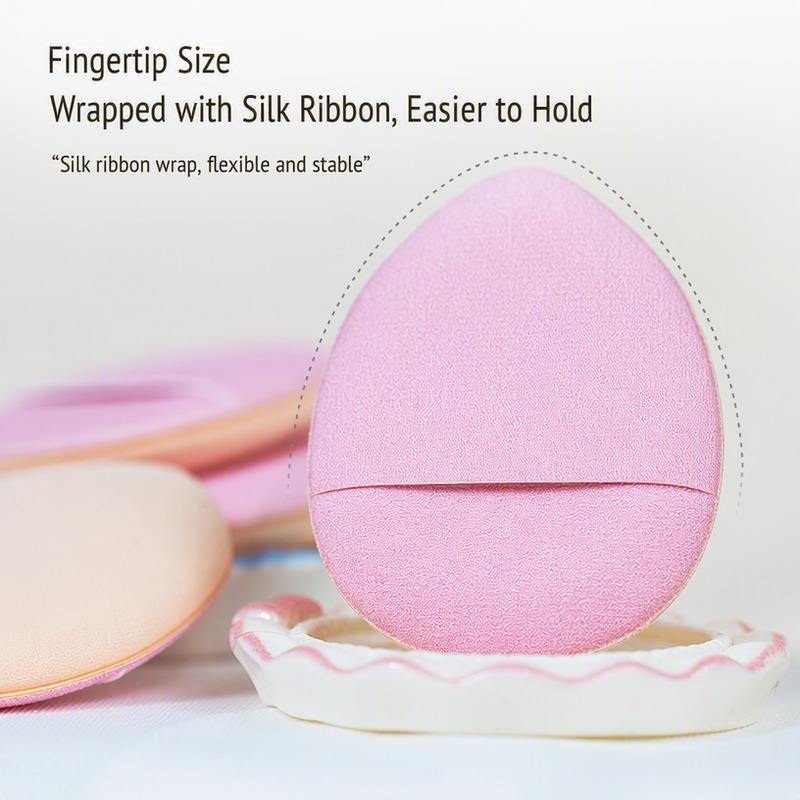 Mini Teardrop Cosmetic Puff Washable Powder Applicator Soft Makeup ...