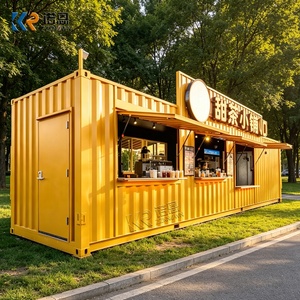 Quiosco <span class=keywords><strong>de</strong></span> Comida Modular en Contenedor, Bar Prefabricado, Restaurante con Cocina, Estructura <span class=keywords><strong>de</strong></span> Acero, Tienda Minorista para Uso Comercial - Product Image 1