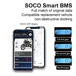 Paquete de Baterías Super Soco Smart <span class=keywords><strong>BMS</strong></span> BT <span class=keywords><strong>17S</strong></span> 50A LiFePO4 <span class=keywords><strong>60V</strong></span> 50Ah para Bicicletas Eléctricas con Soporte de Aplicación y Sistema de Gestión CU/DU/TC - Product Image 4