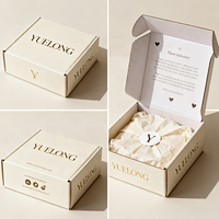 Petites boîtes d'emballage en carton ondulé noir recyclables pour chaussures et vêtements, personnalisables avec impression, pour cadeaux et artisanat