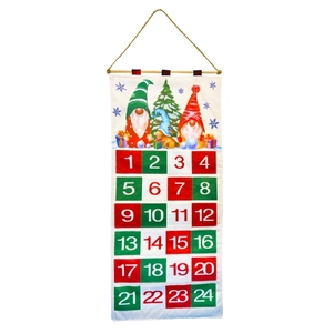 <span class=keywords><strong>Calendrier</strong></span> <span class=keywords><strong>de</strong></span> <span class=keywords><strong>l</strong></span>'Avent mural en tissu personnalisé pour la maison avec logo, impression promotionnelle écologique - Product Image 5