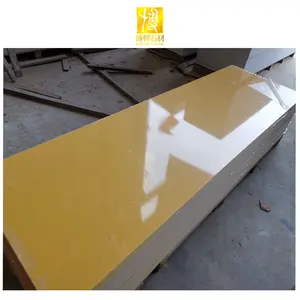 BOTON STONE Artifical Stone Marble Table Top Kitchen Countertop Corian Yellow Crystal Quartz Solid Surface Sheet