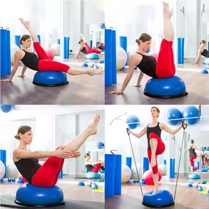 Nhà tập thể dục phòng tập thể dục thể thao nảy bóng kháng ban nhạc đào tạo Yoga tập thể dục bóng nửa cân bằng bóng - Product Image 3