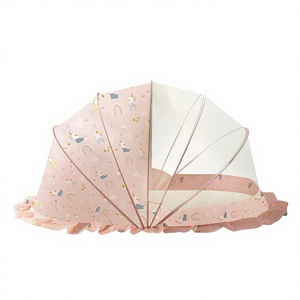 Zanzariera Pieghevole per Bambini in Lana/Seta, Motivo Animale, 400TC, Personalizzabile, 98x55x55cm, per <span class=keywords><strong>Letto</strong></span> Estivo - Product Image 1