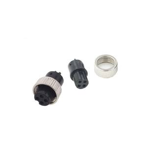 Conector de Aviación Pinch de 2, 3, 4, 5 y 6 Pines, Macho y Hembra, Enchufe M12 M16 de Aleación de Aluminio - Product Image 3