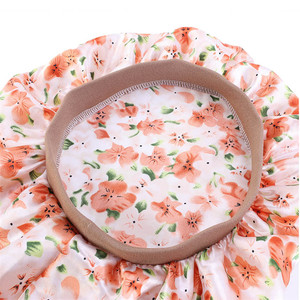Bonnet en Satin pour cheveux longs, accessoire de nuit, pour femmes, à haute élasticité, en soie - Product Image 6