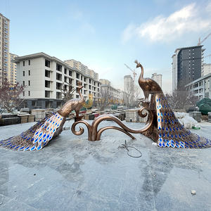 Factory Manufacturer Good Quality Best Selling Modern Stainless Steel Sculpture Commercial Metal <b>Garden</b> <b>Animal</b> <b>Ornaments</b> Factory - Product Image 2