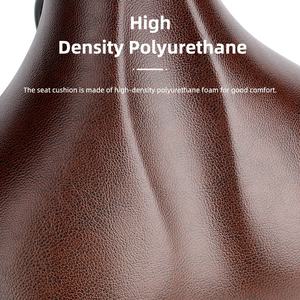 Sillín de bicicleta ZOYOSPORTS asiento de bicicleta cómodo y ventilado de cuero PU de alta calidad para hombres y mujeres - Product Image 5