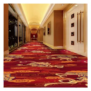 Cheap Wall To Wall Printed Carpet Home Hotel Aisle Lobby Banquet Hall Meeting Room Billiard Hall Casino Flame-retardant Carpet