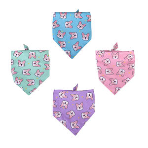 Tanpopo sells new cute for <b>dogs</b>, double-sided double-layer <b>dog</b> pet triangle <b>scarves</b> - Product Image 1