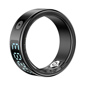 Anneau intelligent Sr08 avec écran tactile, suivi de la fréquence cardiaque, de l'oxygène sanguin, du sommeil, du nombre de pas, surveillance de la santé, Wifi - Product Image 2