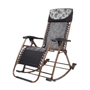 Silla de ocio plegable para adultos al por mayor, mecedora para balcón para el almuerzo, <span class=keywords><strong>tumbonas</strong></span> para ancianos - Product Image 4