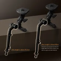 Support de montage pour sondeur de pêche, support de montage sur rail pour kayak, adaptateur de base de montage, bras de transducteur de pêche, support GPS pour Garmin Humminbird Fish Finder