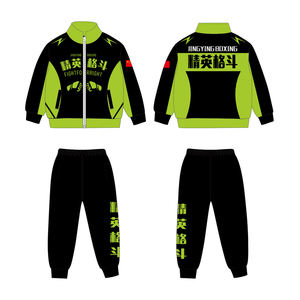 Traje de combate profesional para MMA Kung Fu Grappling Taekwondo Logotipo personalizado Manga larga Boxeo Sanda Traje de entrenamiento - Product Image 2