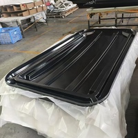 Feuille de plastique ABS noire thermoformable pour l'intérieur automobile, les valises et les revêtements de réfrigérateurs