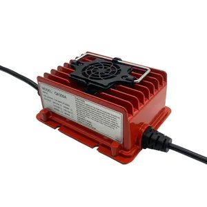 New 24V màu đỏ Lithium LiFePO4 pin sạc 8A 10A chì axit tùy chỉnh cho máy lọc khí đốt điện xe lăn sạc xe tay ga
